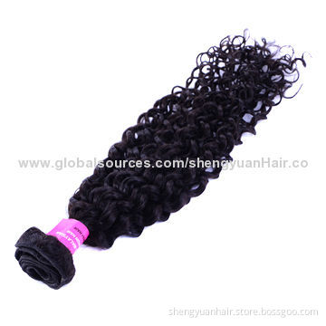 2013 hot selling and unprocessed Malaysian curly virgin human Remy hair weaves
